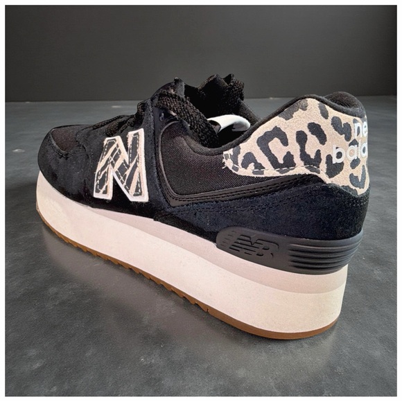New Balance Platform Sneakers Black w
Leopard Detail | Women's Athleisure - Picture 11 of 17